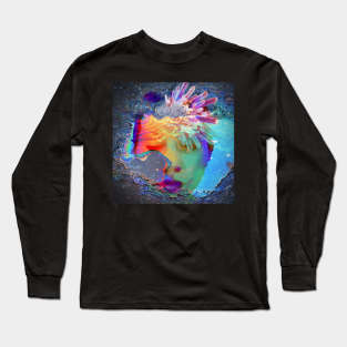 Psychedelic Woman Long Sleeve T-Shirt